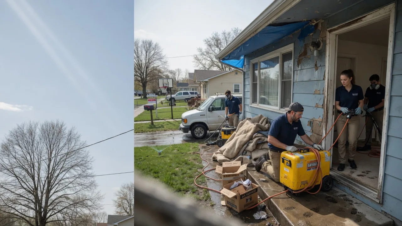 Basement Flood Cleanup in Humboldt, KS near me